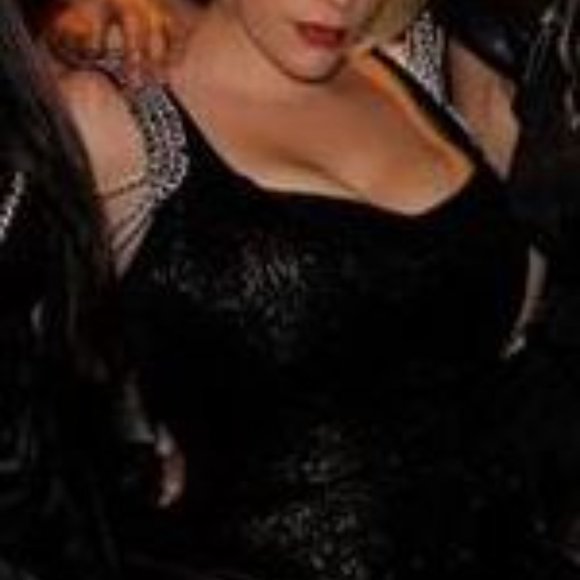 Custom Dress with Chain Shoulder and Hip Fins - Picture 5 of 6